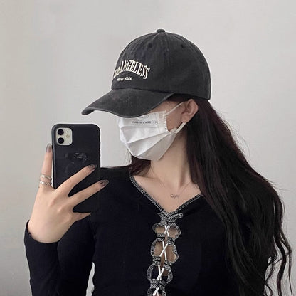 Gorra De Béisbol Gris Vintage Verano 