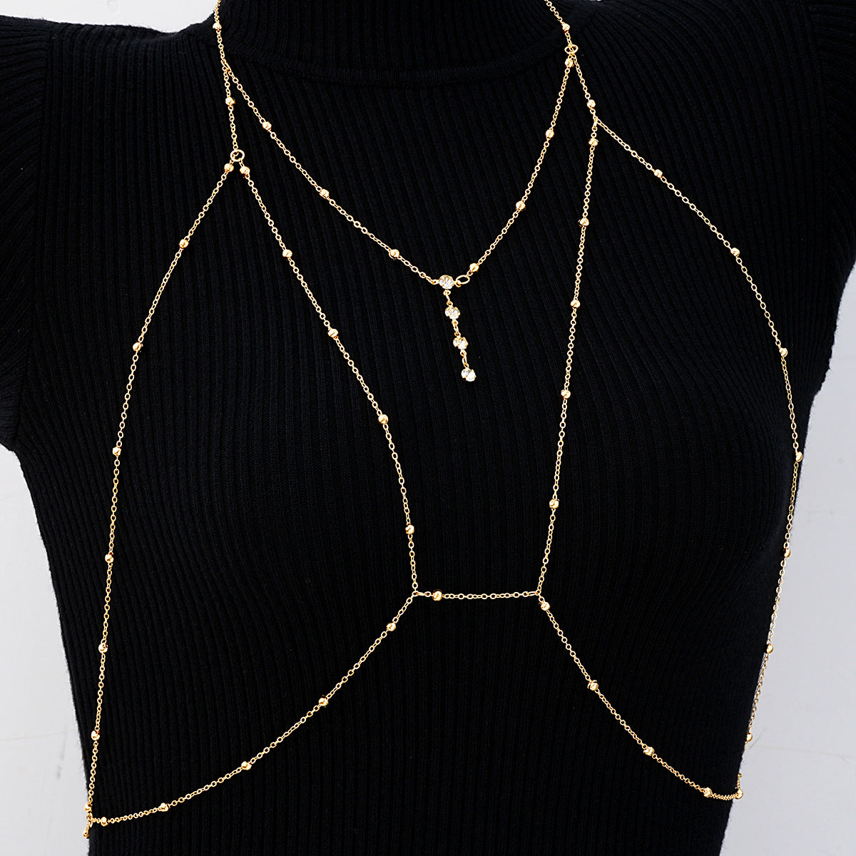 Zircon Fringe Body Chain