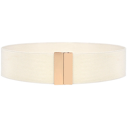 Elastic Simple Ladies Wide Belt