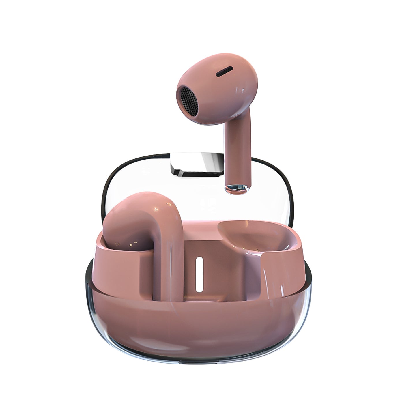 Estuche transparente para auriculares inalámbricos Bluetooth de alta calidad 
