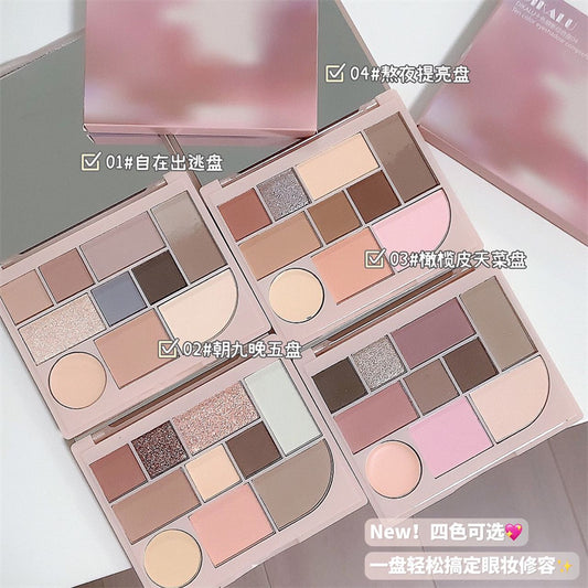 Paleta de sombras de ojos de 10 colores 