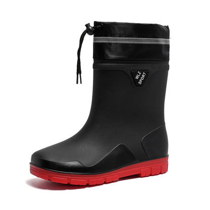 Rain shoes men's non-slip, wear-resistant and waterproof