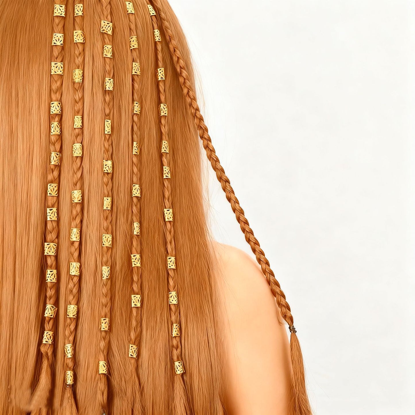 60Pcs Dreadlock Hair Rings