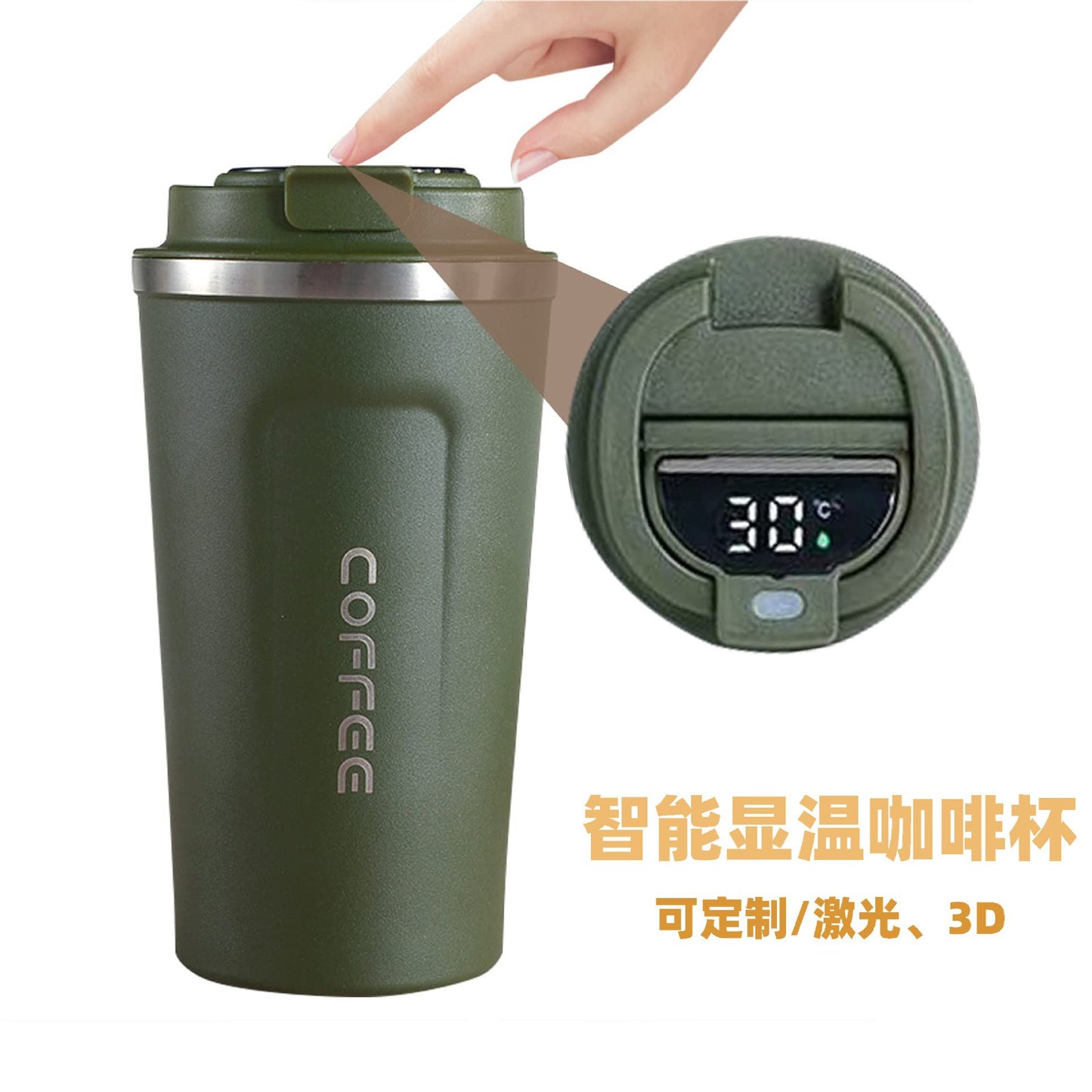 Smart display temperature coffee