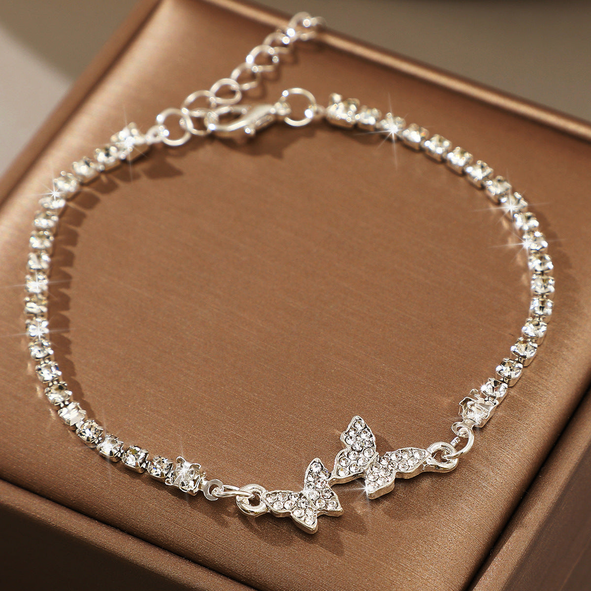 Diamond Butterfly Bracelet