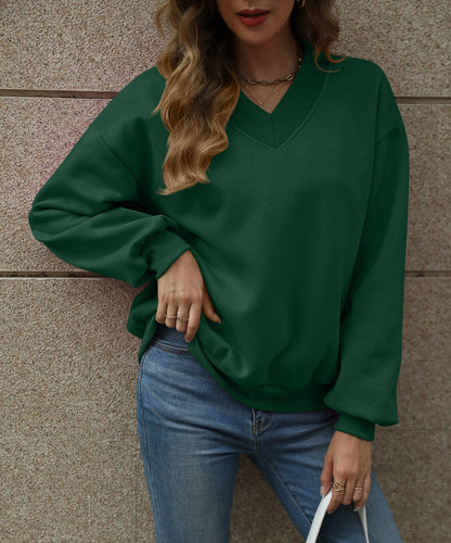Fleece Loose Versatile Sweater