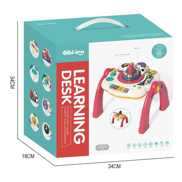 Children's Multi-functional Learning Fun Game Table Electric Early Education