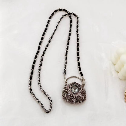 Hollow metal decorative bag