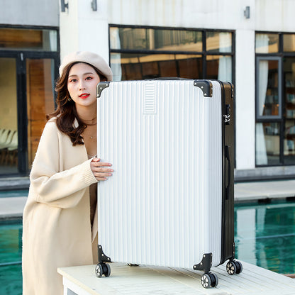 Oversized retro suitcase