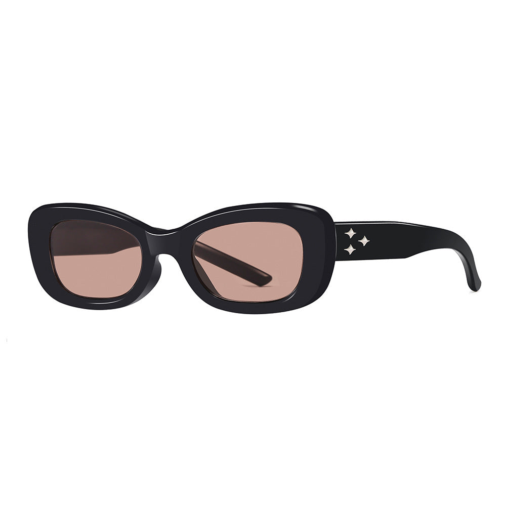 Gafas de sol retro GM Star con montura pequeña y protección UV para mujer 