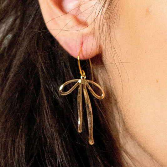 Bow Tassel Earrings