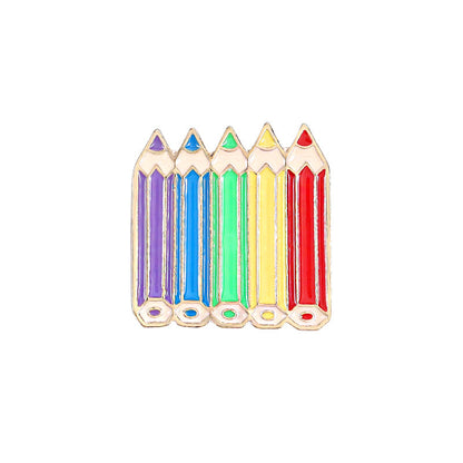 Oil drop cartoon pin
