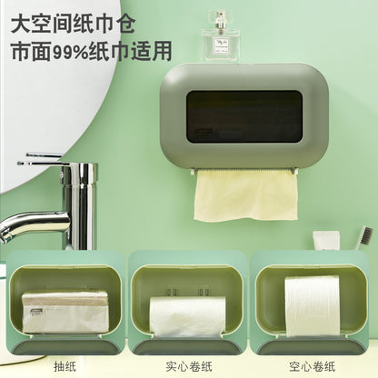 Wall-Mounted Tissue Box, No-Punch