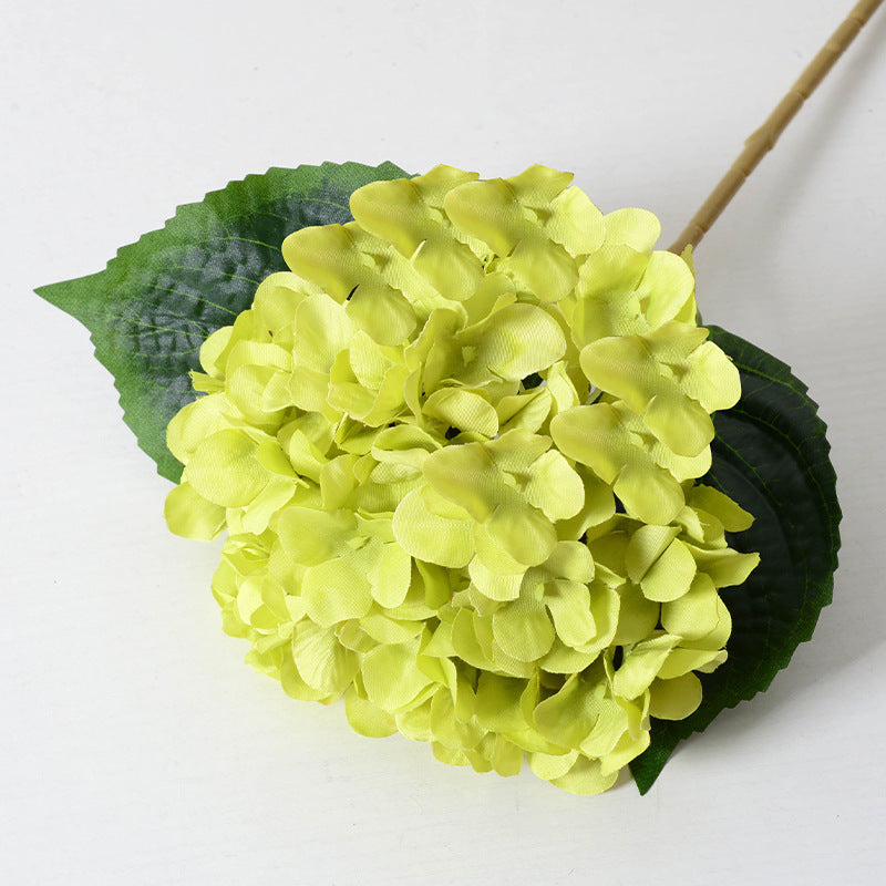 Artificial Hydrangea with Leaves Artificial Flowers Wholesale