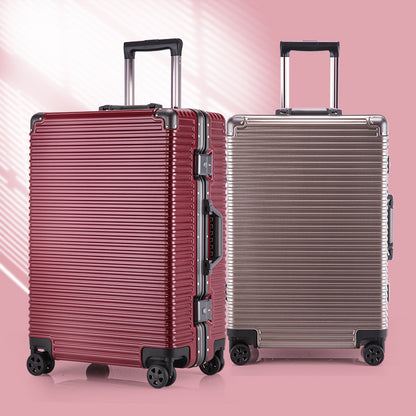 Retro trolley case luggage