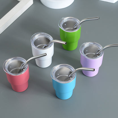 Stainless steel double-layer espresso cup