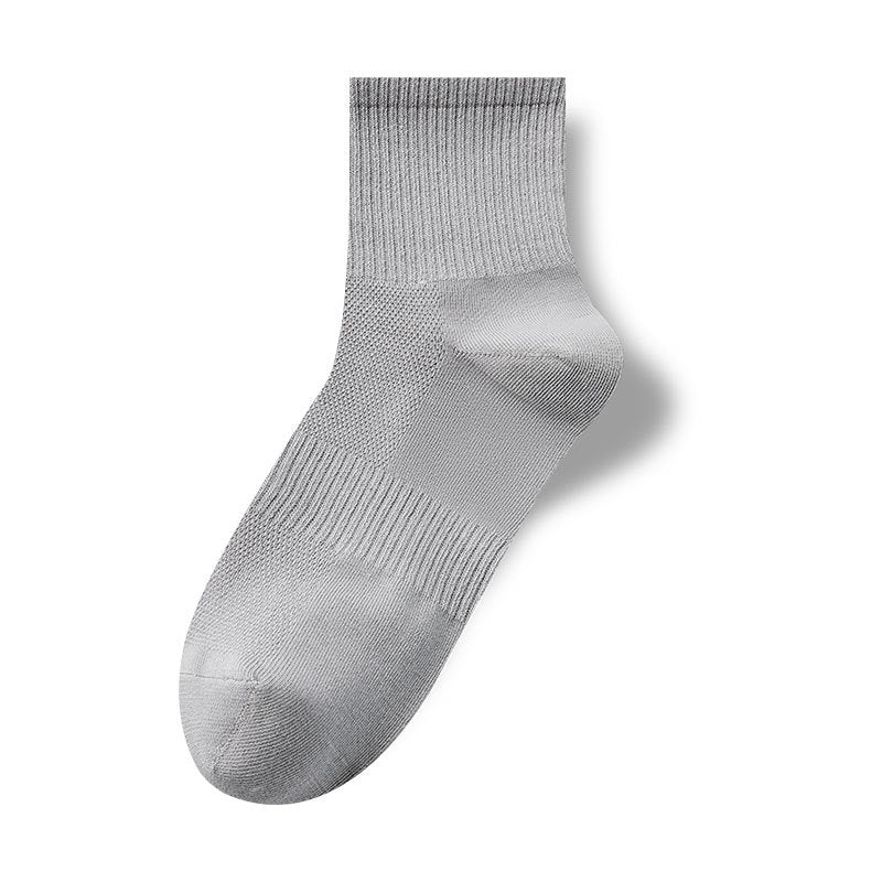 Spring-Summer Thin Solid Color Mesh Women's Socks