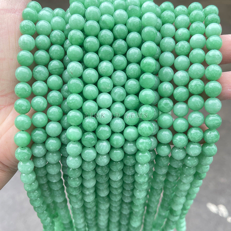 African sea pattern emerald jade loose beads