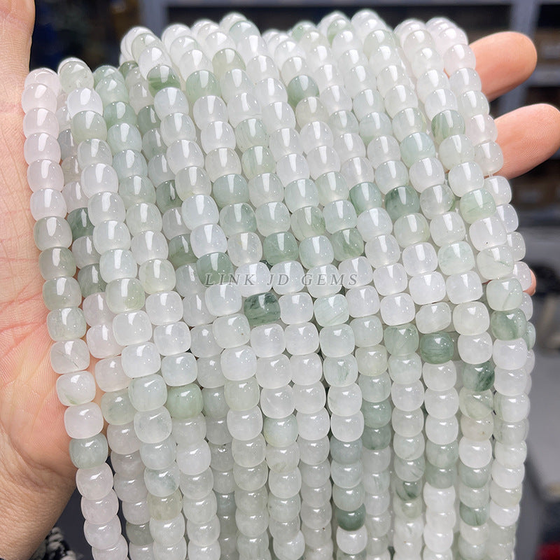 8/10Mm natural Tianshan jade old-fashioned beads