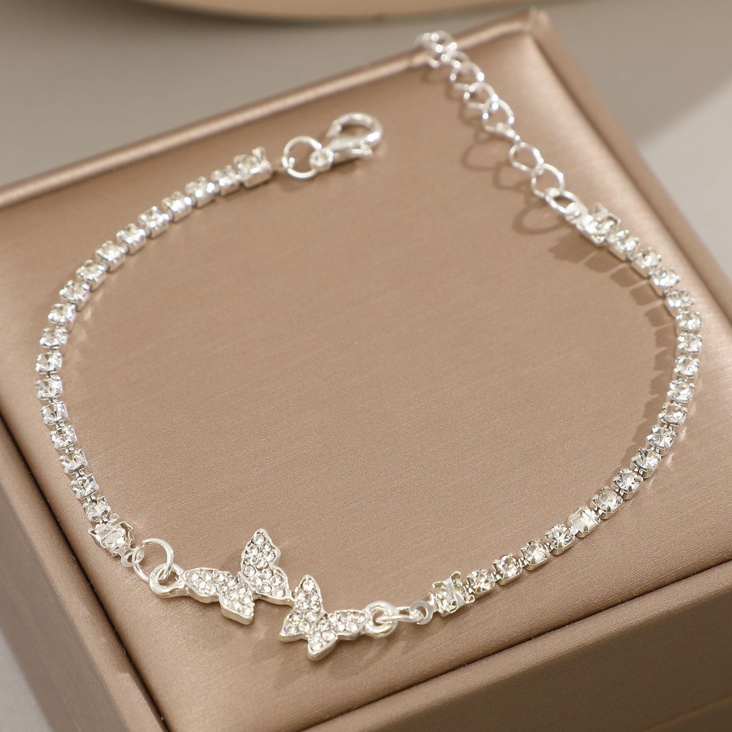 Diamond Butterfly Bracelet