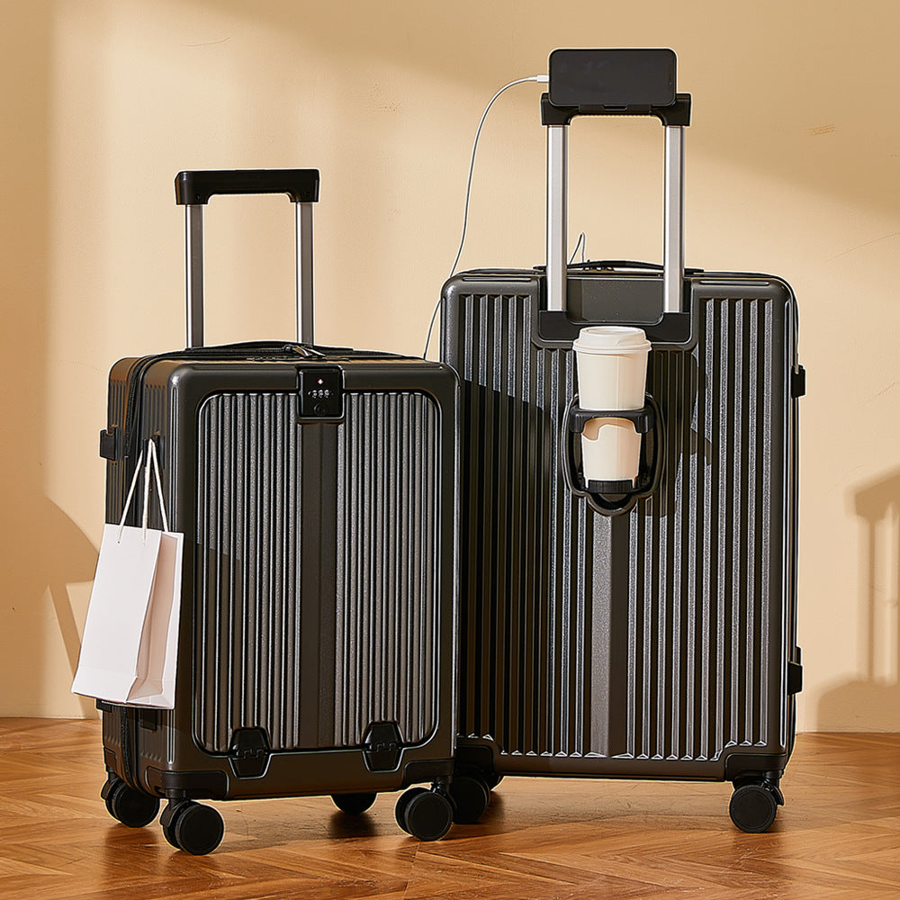 Front open suitcase 20 inch boarding case