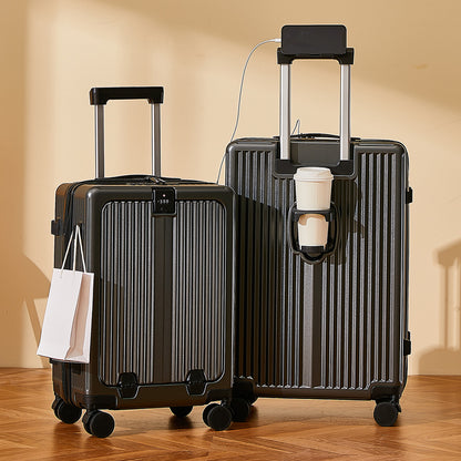 Front open suitcase 20 inch boarding case