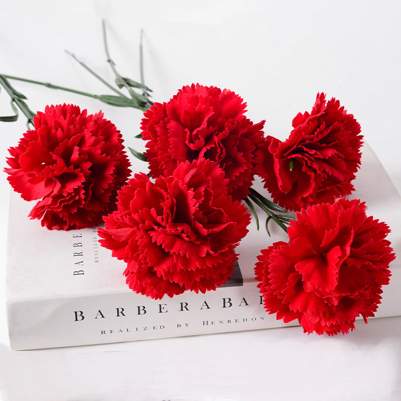 Artificial flower single head carnation