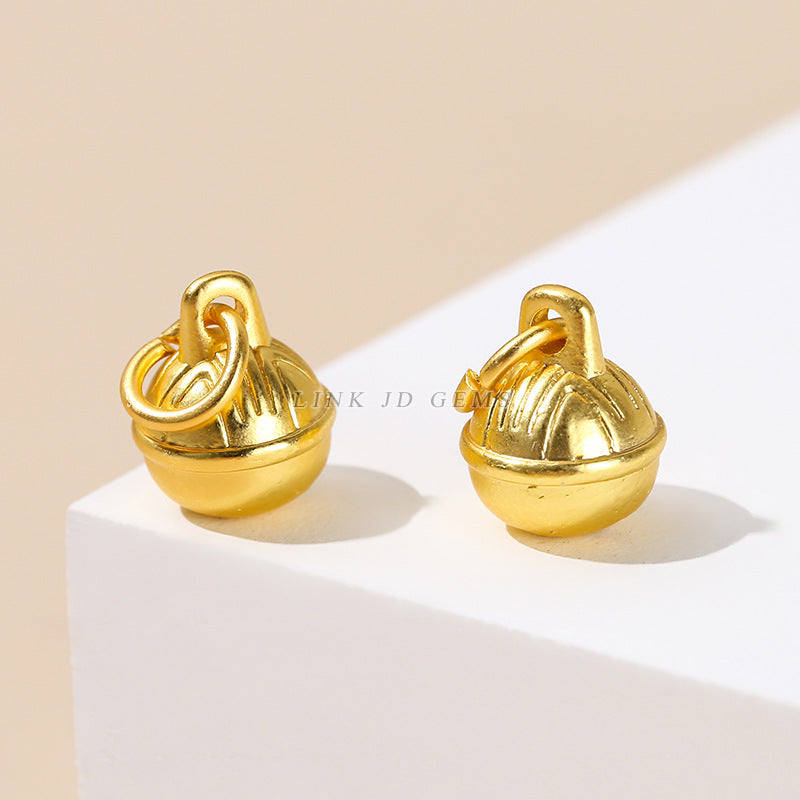 Ancient gold bell lotus abacus pendant