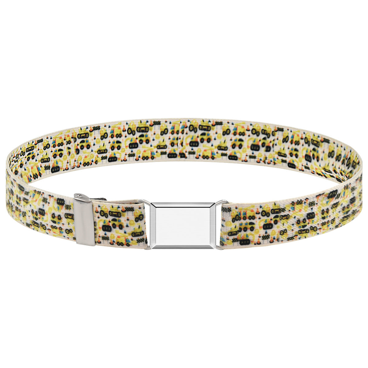 Elastic belt for boys and girls monochrome belt