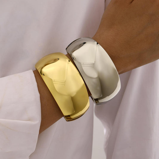 Wide-Edge Mirror Bracelet