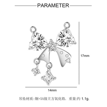 Colgante de collar entrelazado con espigas de trigo 