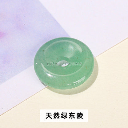 Accesorios de hebilla de seguridad de jade natural de 12 a 16 mm 