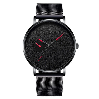 Alloy Mesh Strap Men's Watch