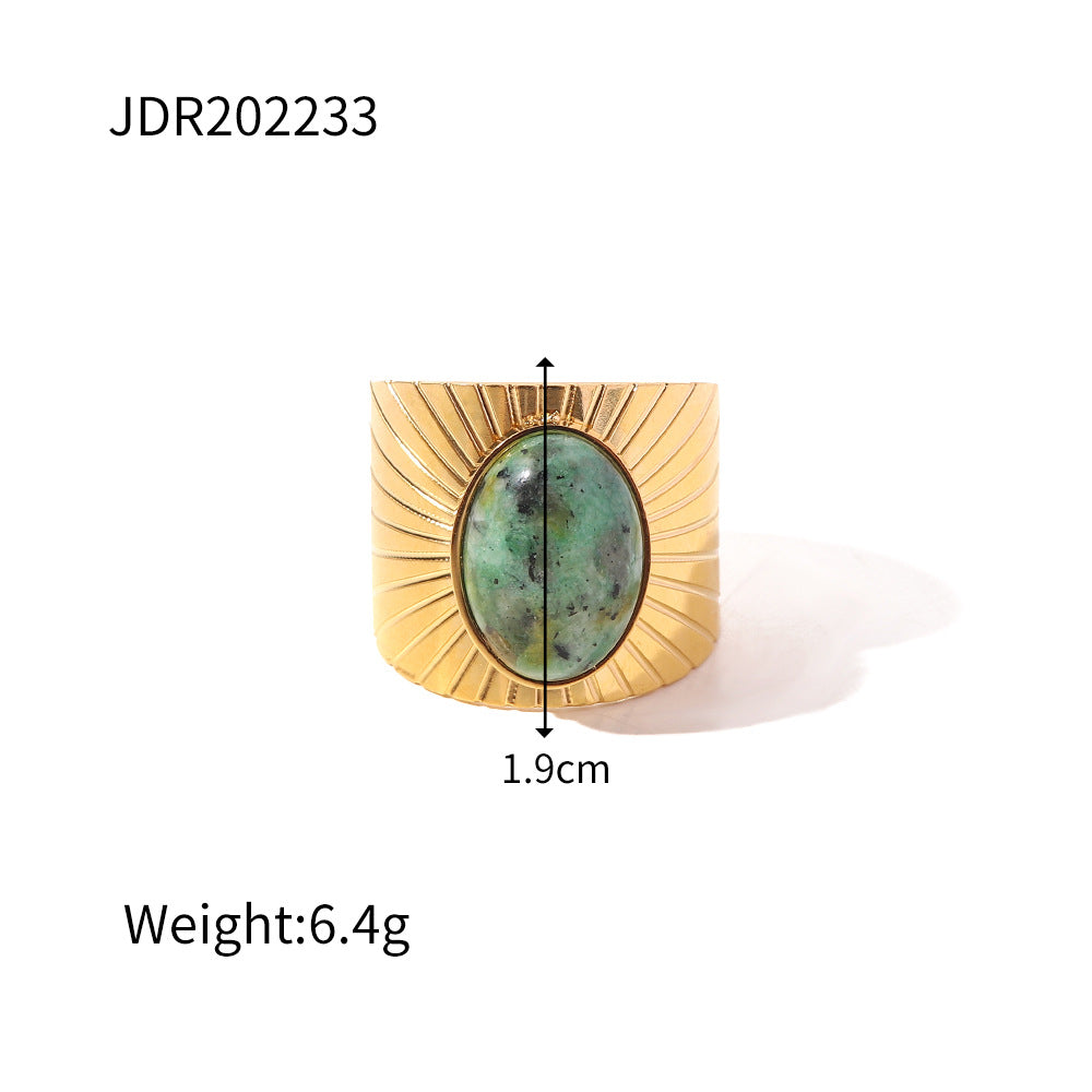 Turquoise Wide Open Ring