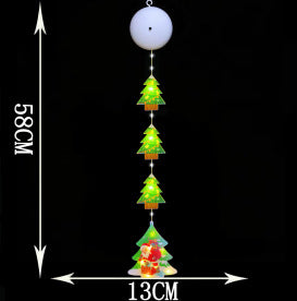 Halloween Christmas Series Suction Cup Lights Ladder Lights