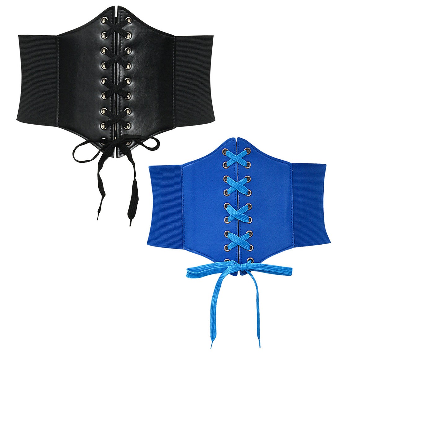 Elastic waist width belt