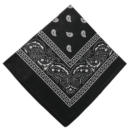 Pañuelo mágico para la cabeza con forma de bandana cuadrada con flores 