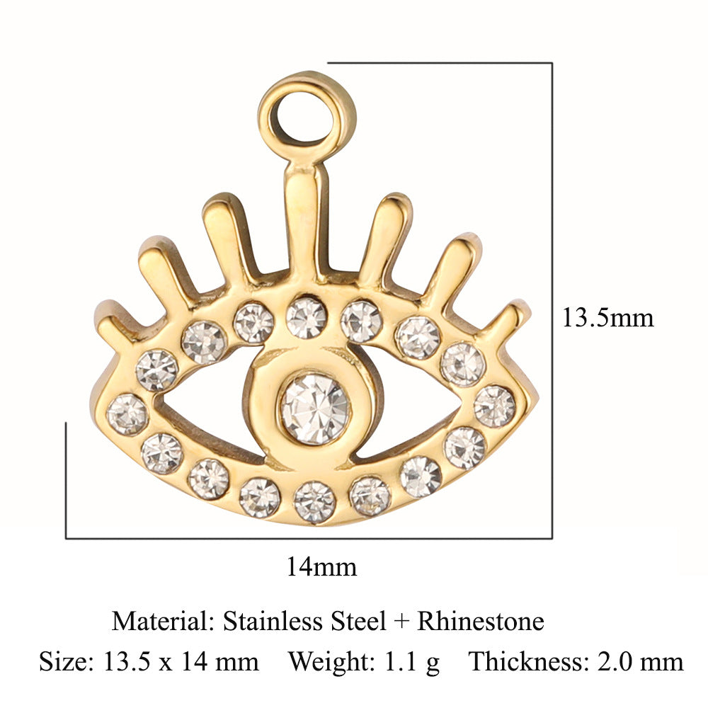 Devil's Eye Stainless Steel Pendant