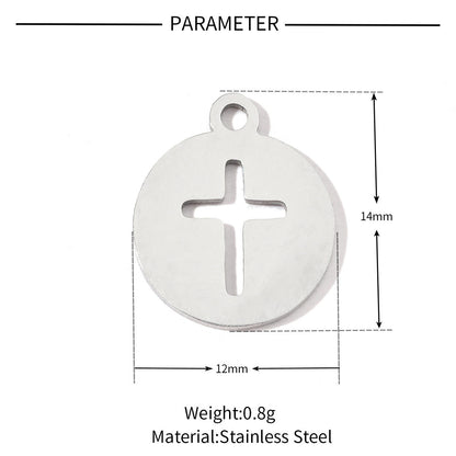 20 pcs/pack love sun titanium steel DIY jewelry pendant