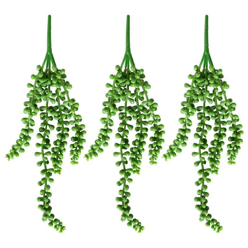Artificial hanging fake plants simulation flowers