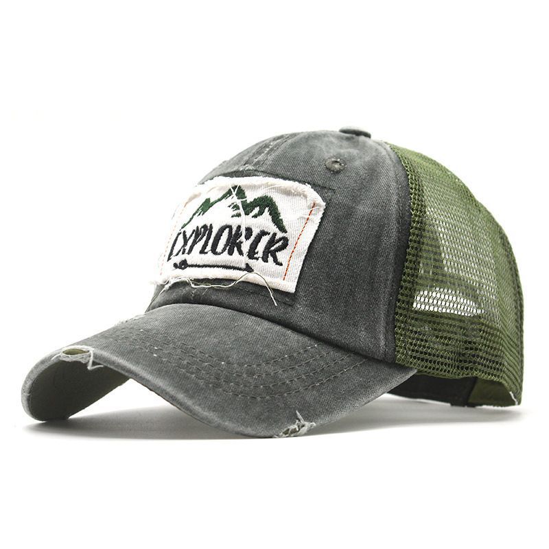 Vintage Embroidered Explorer Cap