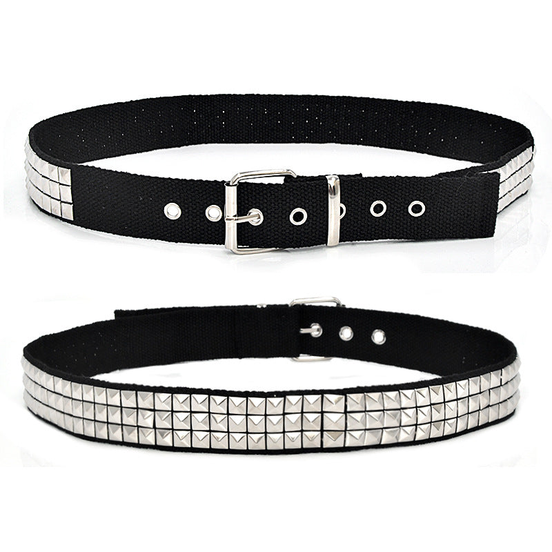 Rivet men's and women's belts