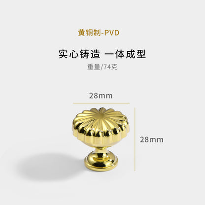 Pumpkin pure brass handle wholesale