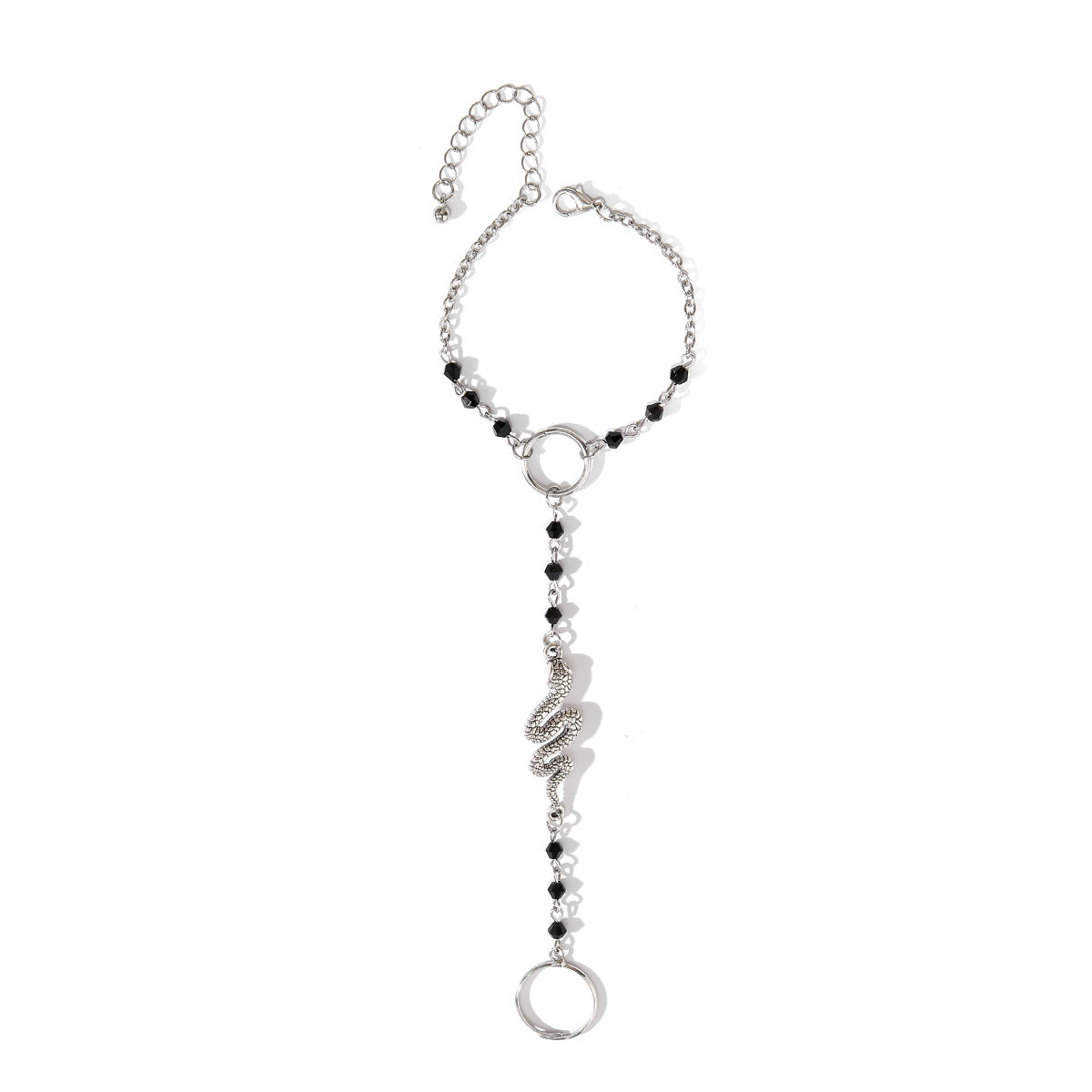 Hip Hop Metal Crystal Back Chain Jewelry