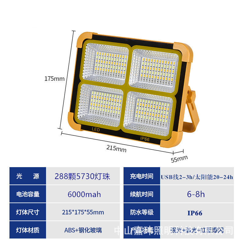 Outdoor Solar Portable USB Lighting