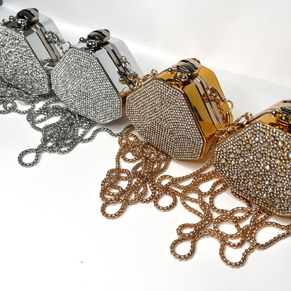 Full diamond acrylic round cake small bag