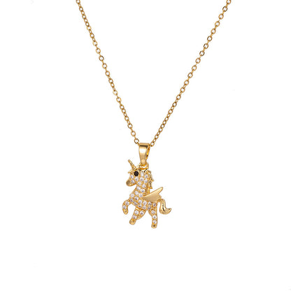 Cute little unicorn necklace