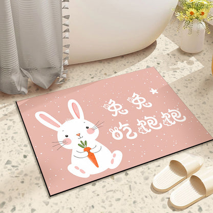 Diatomaceous Earth Bath Mat, Anti-Slip and Quick-Drying