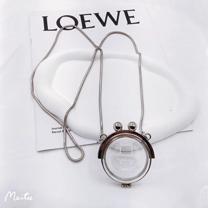 Transparent crystal ball bag