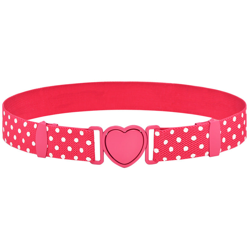 Elastic children's elastic belt